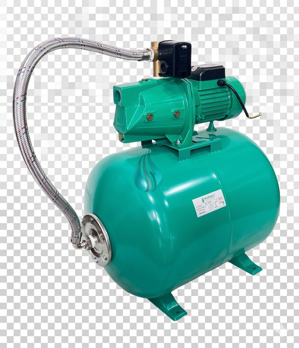 Bomba hidroneumática tipo jet 1 hp 100 litros, barnes